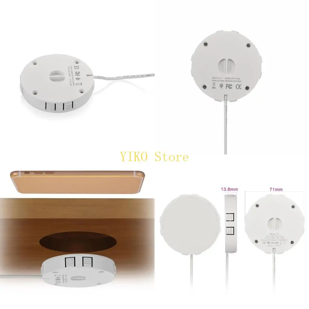 K32C Desk Embedded Wireless for 11/12 Counter Desktop Bedside Table