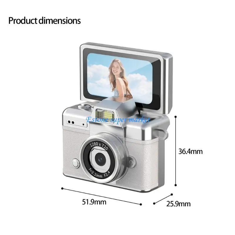 090B كاميرا جيب بذاكرة قابلة للتوسيع سعة 32 جيجابايت مع محول OTG ومسجل محمول لساعات من تخزين الفيديو لالتقاط الذكريات