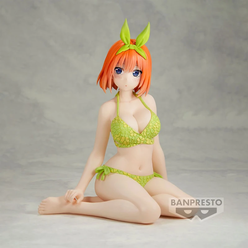 In Stock Anime Figure Original 12cm BANPRESTO Celestialvivi The Quintessential Quintuplets Nakano Yotsuba Model Toy Gifts