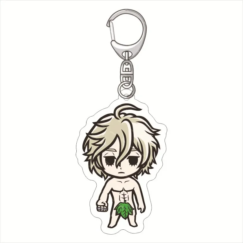 Anime Record of Ragnarok Acrylic Keychain Cartoon Figure Sasaki Kojirou Jack Pendant Key Ring Holder Cosplay Fans Jewelry Gift