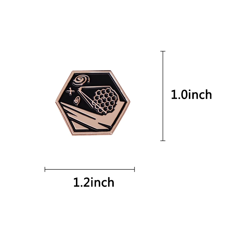 James Webb Space Telescope Enamel Pin JWST Badge Brooch Gift Backpack Decoration Jewelry