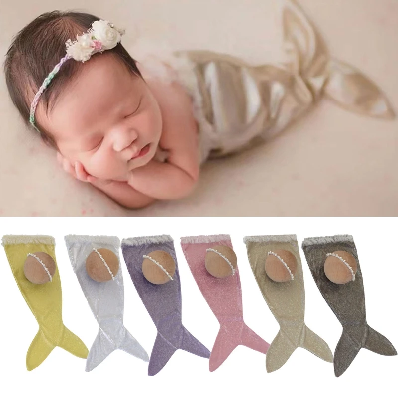 

Baby Photography Costume Set Newborn Photo Props with Beads Headbands Decoration for Infant Girls Boys DIY Craft Tool