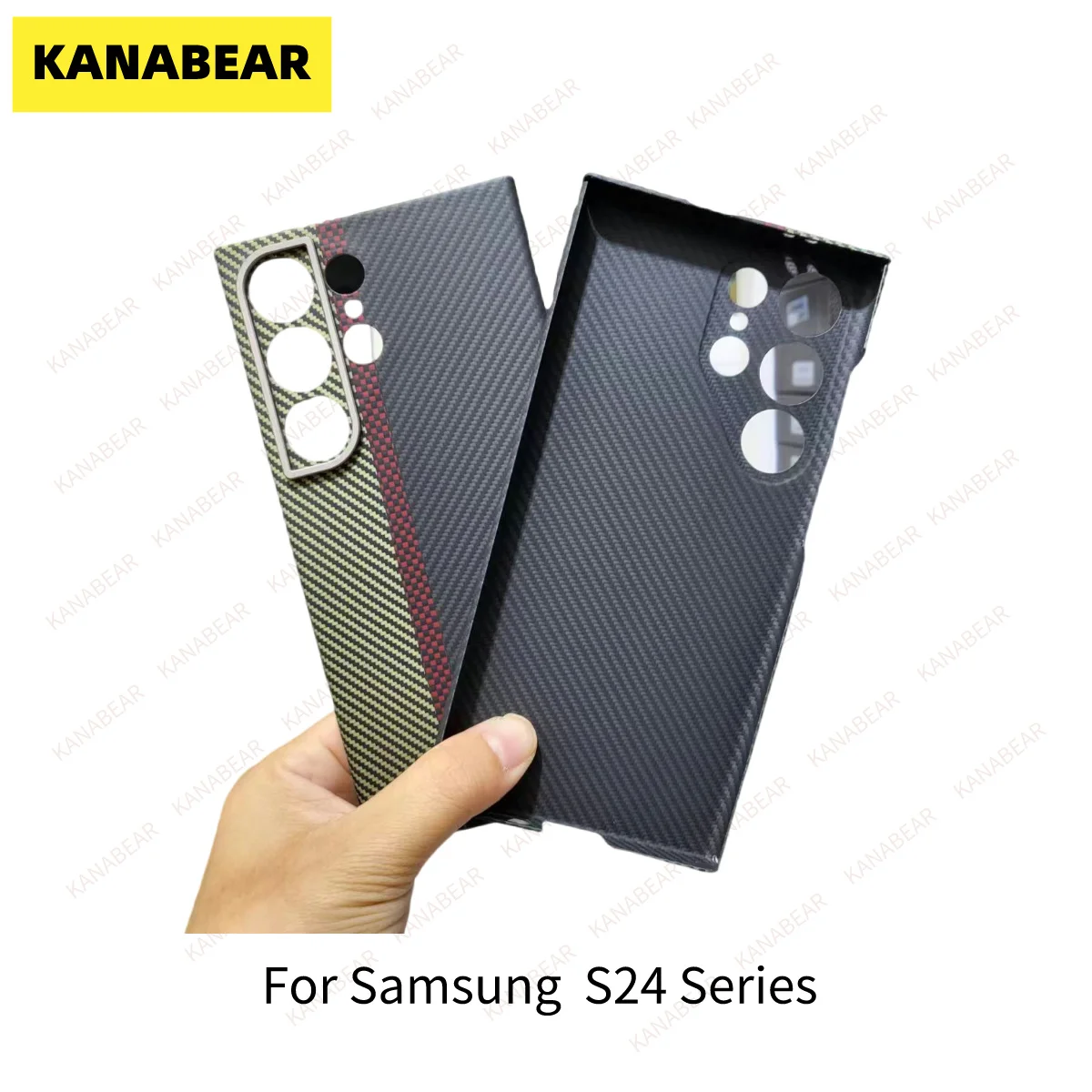 KANABEAR New suitable for Samsung S24ultra aramid fiber phone case S24plus business luxury S24 protective case