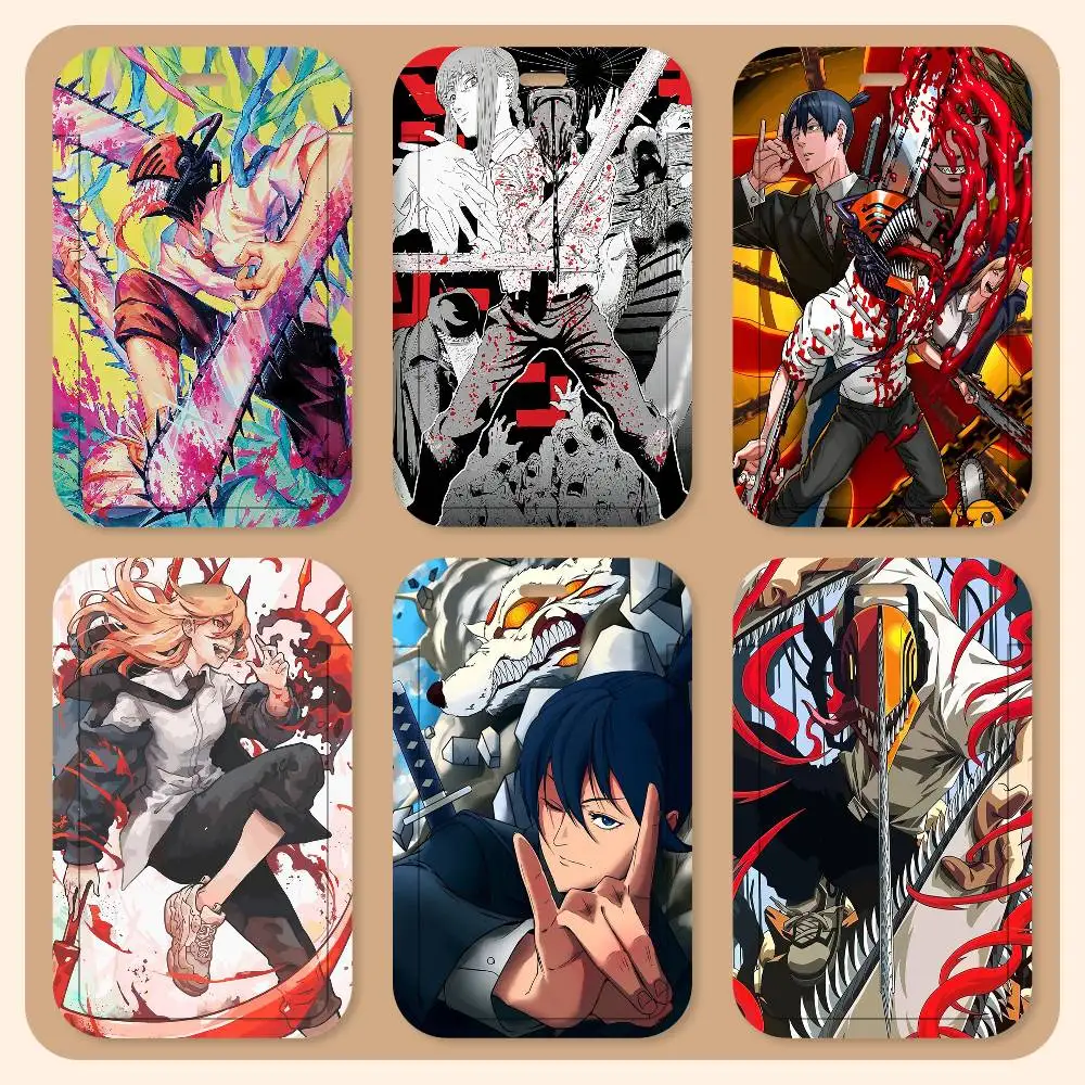 

Chainsaw Man Anime Lanyard Card Holders Student ID Card Holders Neckband Card Holders Access Control Accessories Gifts