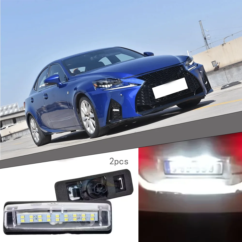 

2шт светодиодный супер яркий светильник номерного знака для Toyota, для Camry, для Aurion, для Lexus, для IS200, для IS300 LED