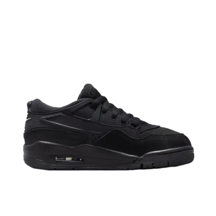 Nike Air Jordan 4 RM low men's sneakers comfortable wear basketball shoes winter classic retro trend casual shoes pure black