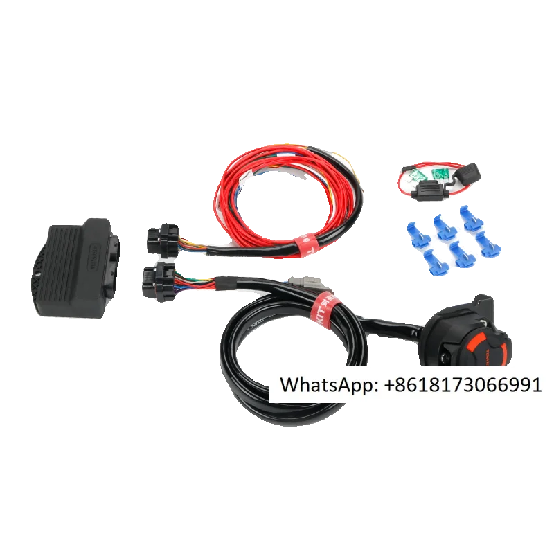 

Trailer Wiring Harness Trailer RV Tail Light Power Supply European 13 Core American 7-pin T4 Electromagnetic Brake Synchronizer