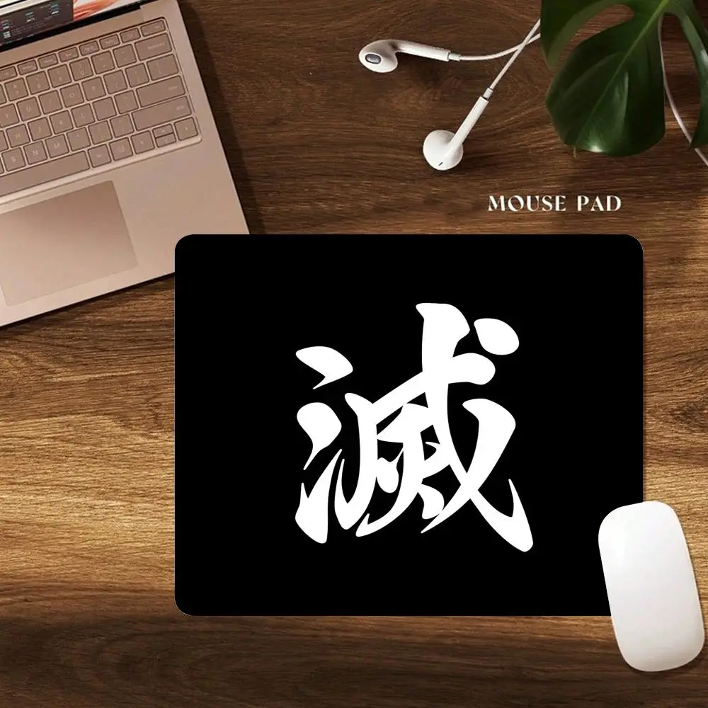 

Chinese art fonts small-sized Mouse Pad Desk Mat gaming mat pc accessories laptop office pad rubber anti-slip water-washable