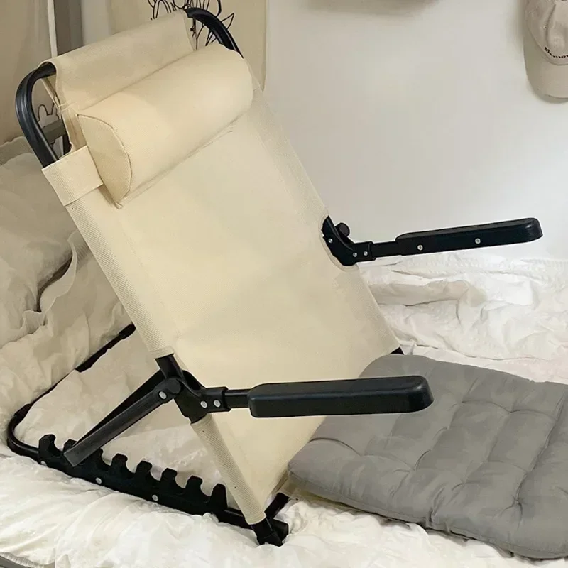 Lazy Backrest Chair Neck Support Pillow Adjustable Angle Breathable Elastic Backrest Comfortable Reclining Versatile