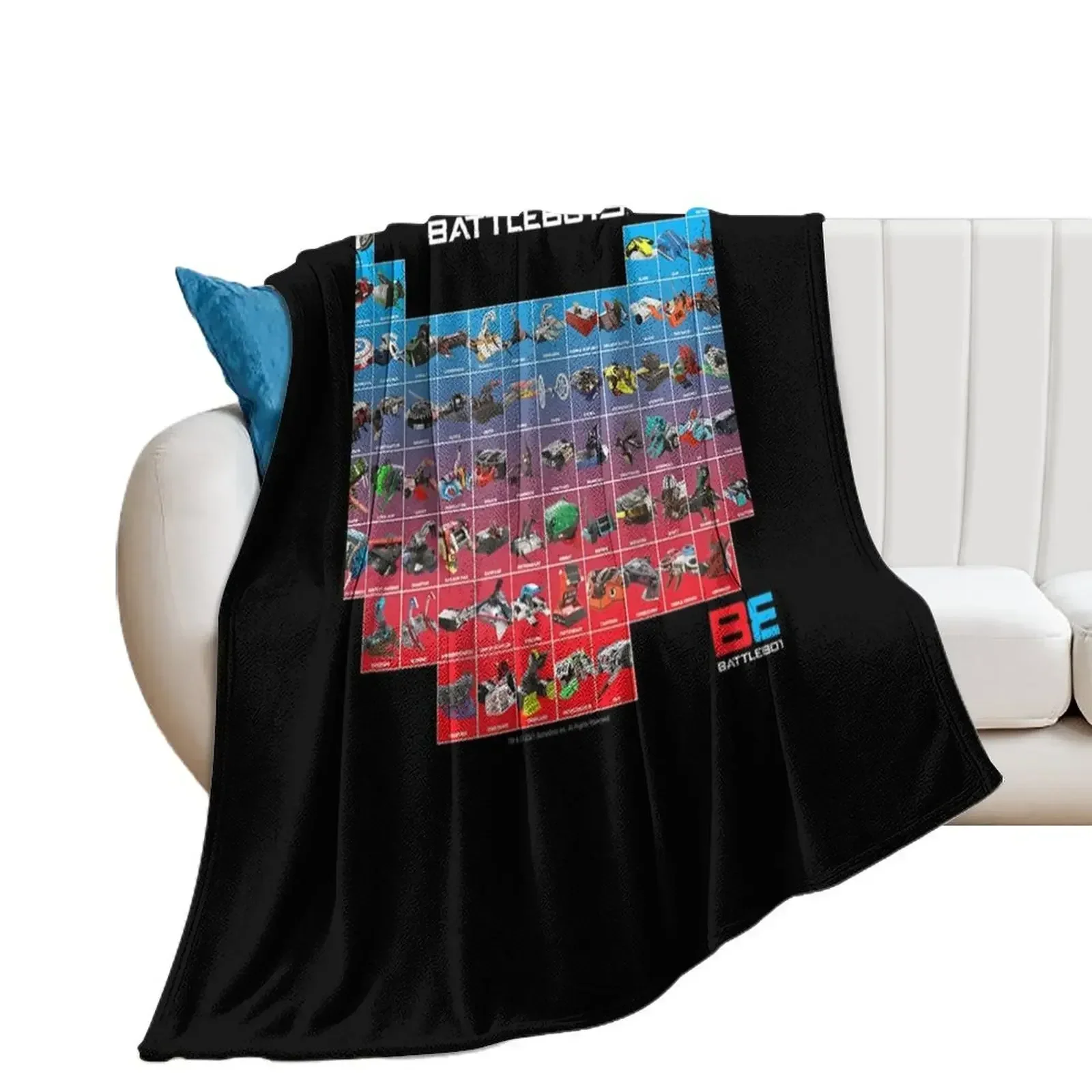 Battlebot Robots Robotics Bots Battlebots Logo Battlebots Design Battlebots Discount Dres Throw Blanket Decorative Sofa Blankets