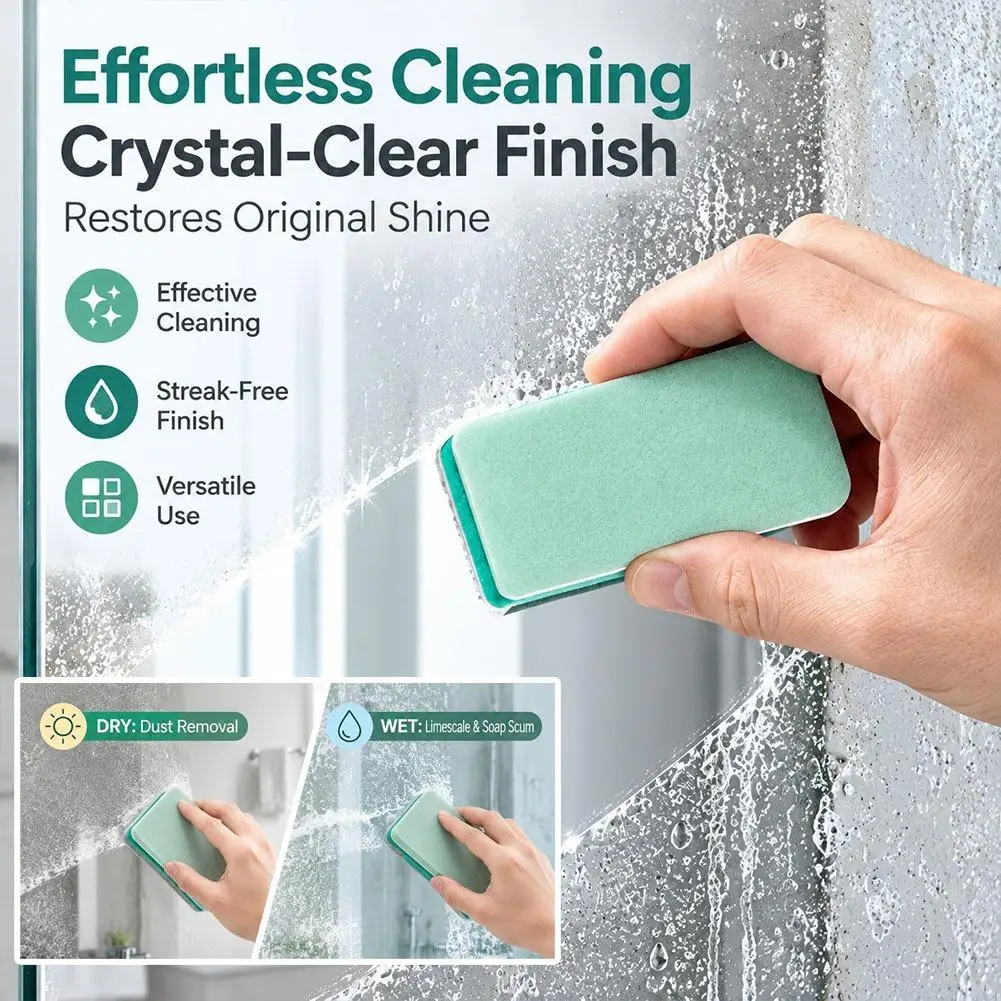 10/20/30Pcs Magic Sponges Cleaning Eraser Fish Tank Brush Polishing Board Cleans Glass Without Dead Angles Scale Cleaning Tools