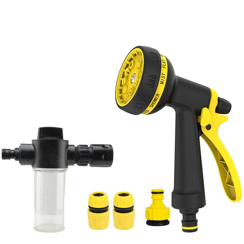 NEW High Pressure Car Wash Foam Gun With Handle - Adjustable Nozzle For Cleaning, Watering And inflating Tires - includes Foam ﻿