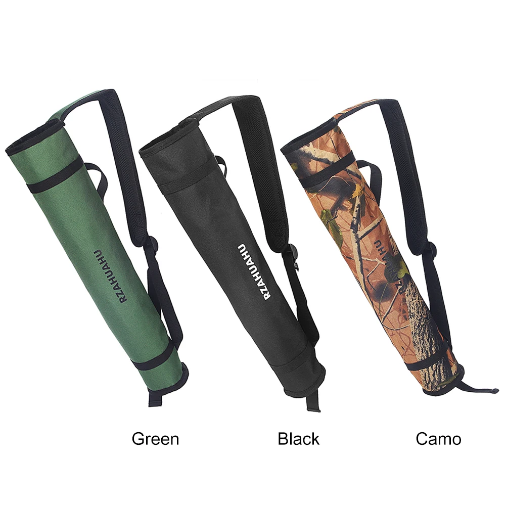 Archery Back Arrow Quiver Holder Adjustable Tube Hip Quiver Waist Hanged Carry Bag for Bow Hunting and Target Practicing