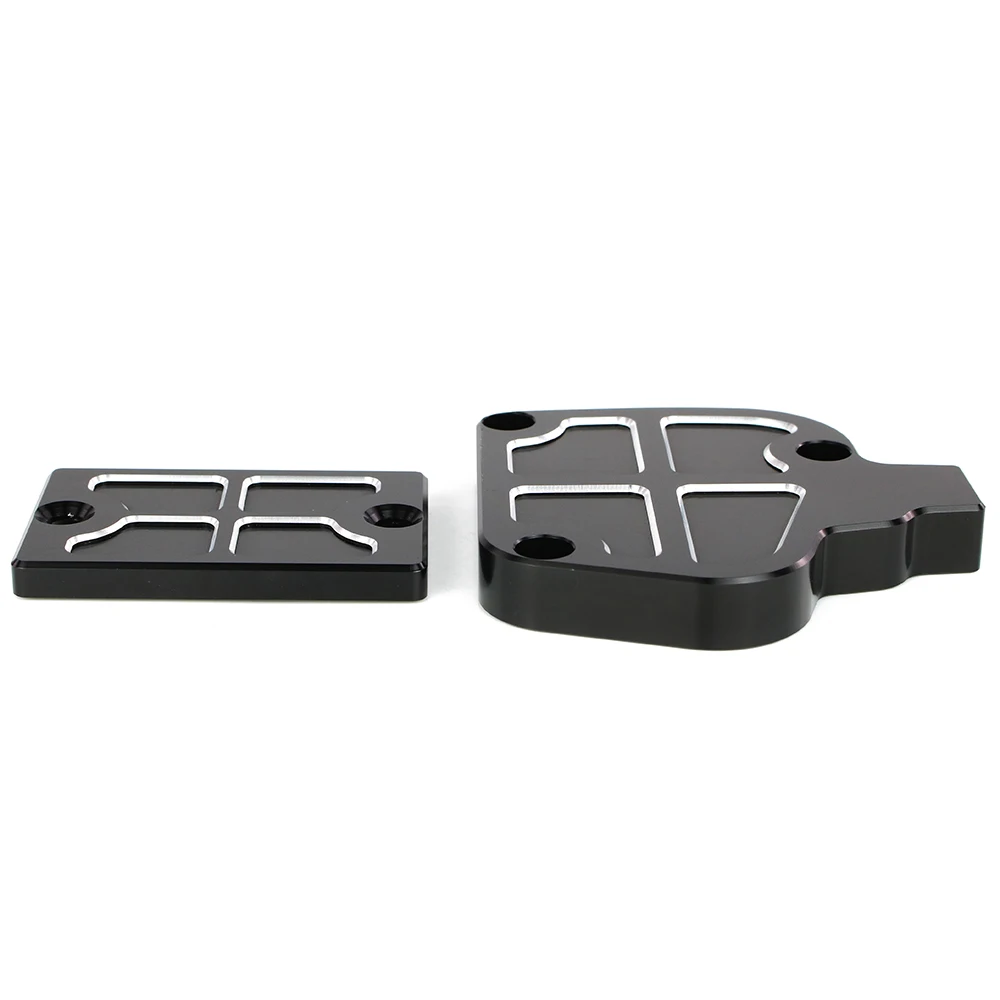 Fit For Yamaha Banshee 350 YFZ350 1987-2003 2004 2005 2006 Brake &Throttle Reservoir Cover Set Thumb Throttle Front Brake Cover