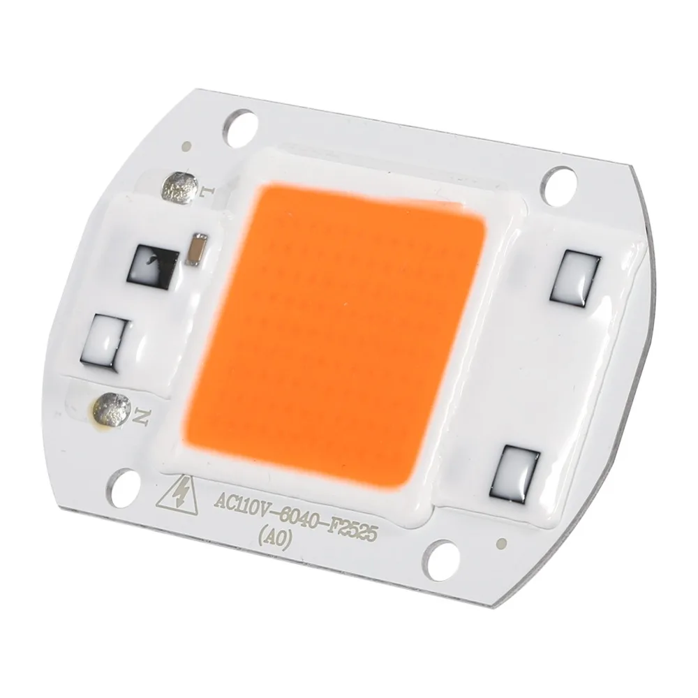 Aluminum COB LED Grow Light Energy Saving 120 Degree Beam Angle Plant Growth Lamp 110V Long Lifespan 50000hrs
