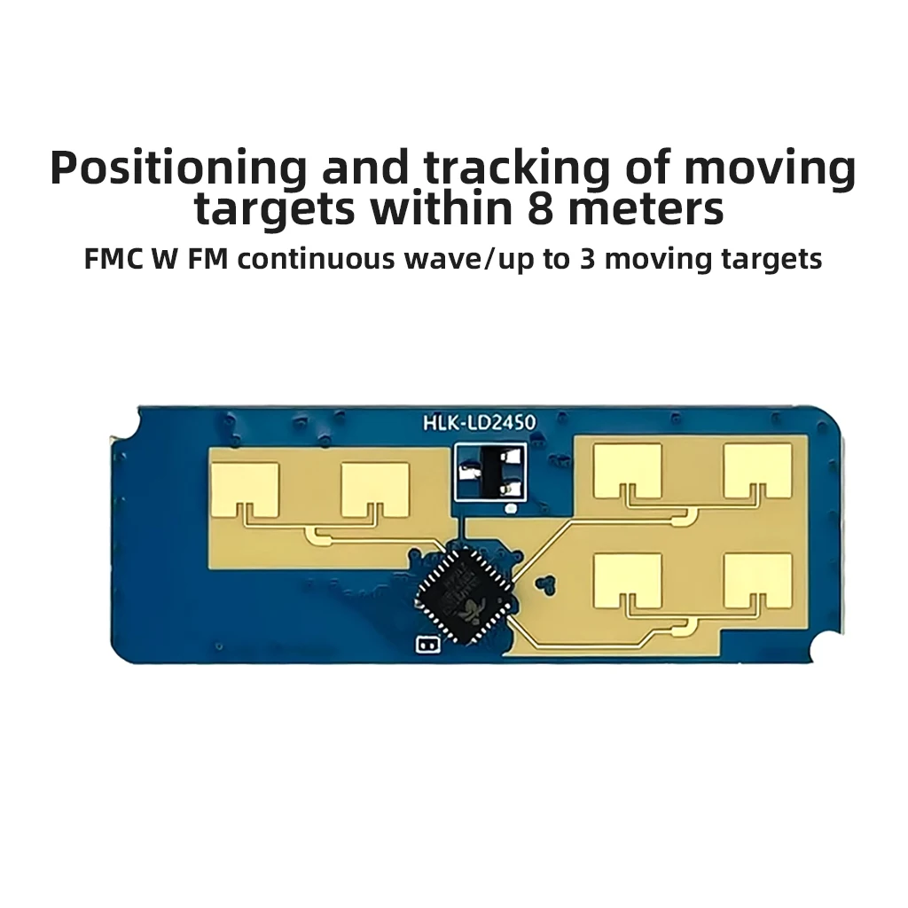 LD2450 24GHz ISM Smart Home Bewegungs-Zielerfassungs-Radarmodul für Trajektorienmessung, Abstand-, Winkel- und Geschwindigkeitsmessung HLK-LD2450 – Detail 4