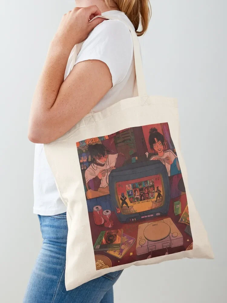 game night - zuko & azula Tote Bag shopping cart bags canvas tote bag custom tote bag Handbags