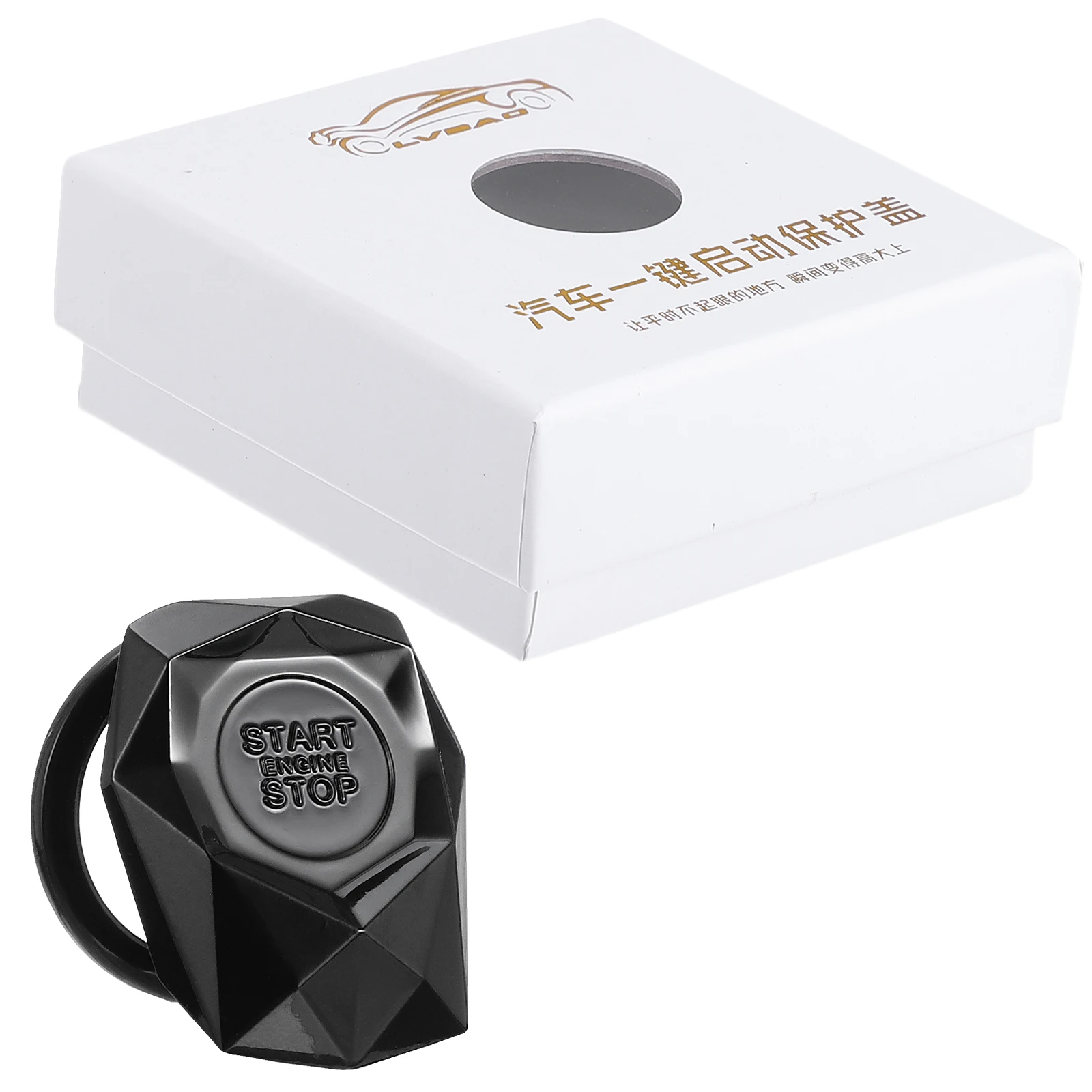 

Car Start Button Covers Protective Caps Iron Push Protection Switch Cover Ignition Accessories Non Destructive Installation Anti