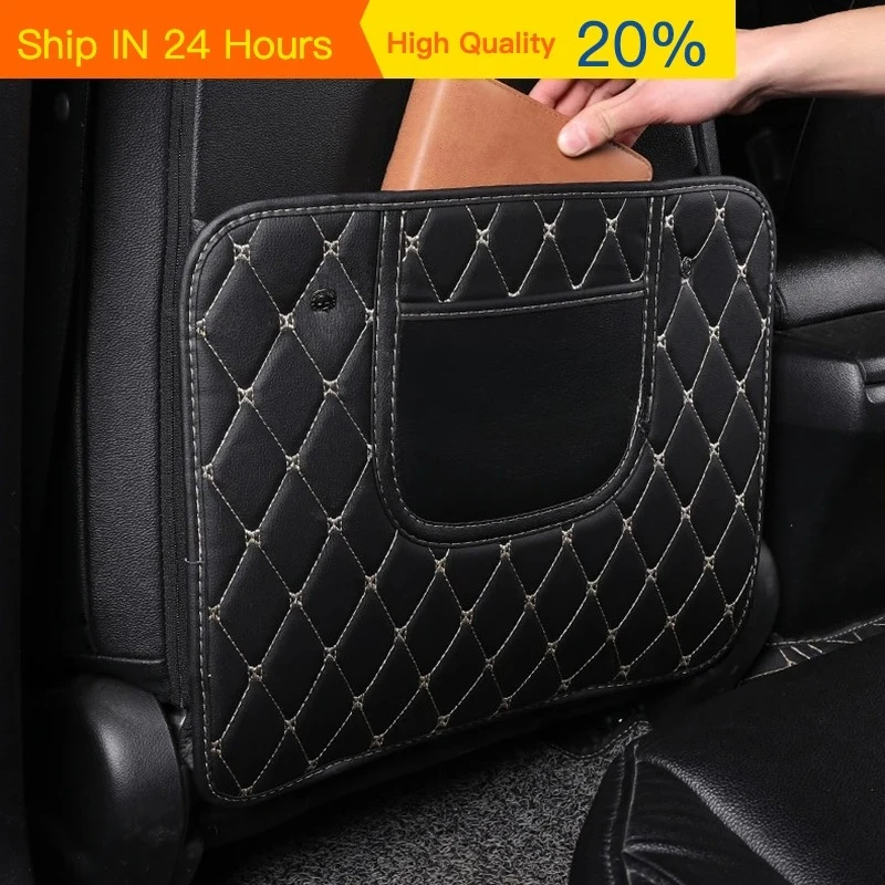 Nuevo 2 uds para JMC Grand Avenue 2024 2025 2026 asiento de coche Anti Kick Pad Protector de respaldo de asiento estera Auto Interior Grand Avenue Accessori