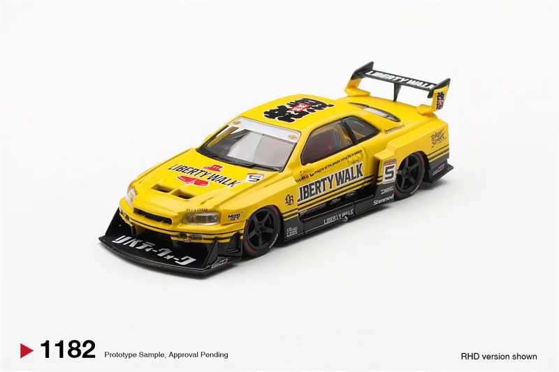 

(Предзаказ) 1:64 LB-ER34 ID. Коллекционная модель автомобиля Buzz G63 WRC98 Skyline M4 из литого металла