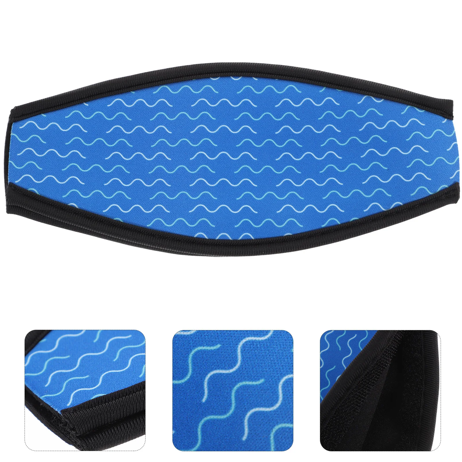 

Double Layer Dive Mask Strap Cover Neoprene Diving Glasses Strap Sleeve Comfortable Wear Resistant Hair Protective Swimming