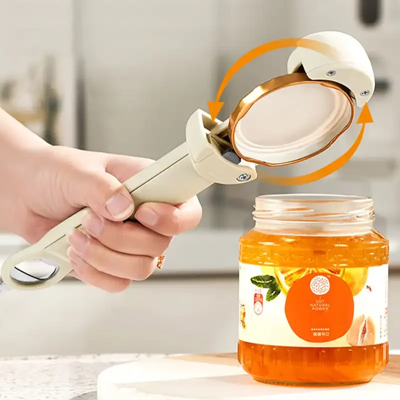 Multifunctional Bottle Opener Retractable Can Opening Stainless Steel Manual Can Opener Gadgets Adjustable Kitchen Gadgets