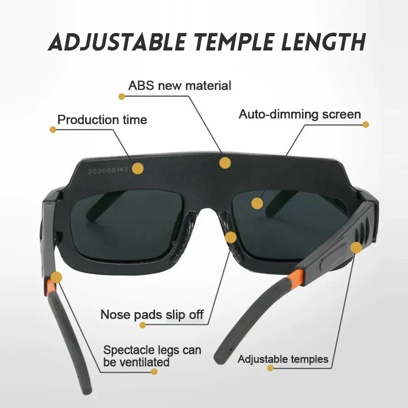 Automatic Darkening Dimming Welding Glasses Anti-glare Argon Arc Welding Glasses Welder Eye Protection Special Goggles Tools