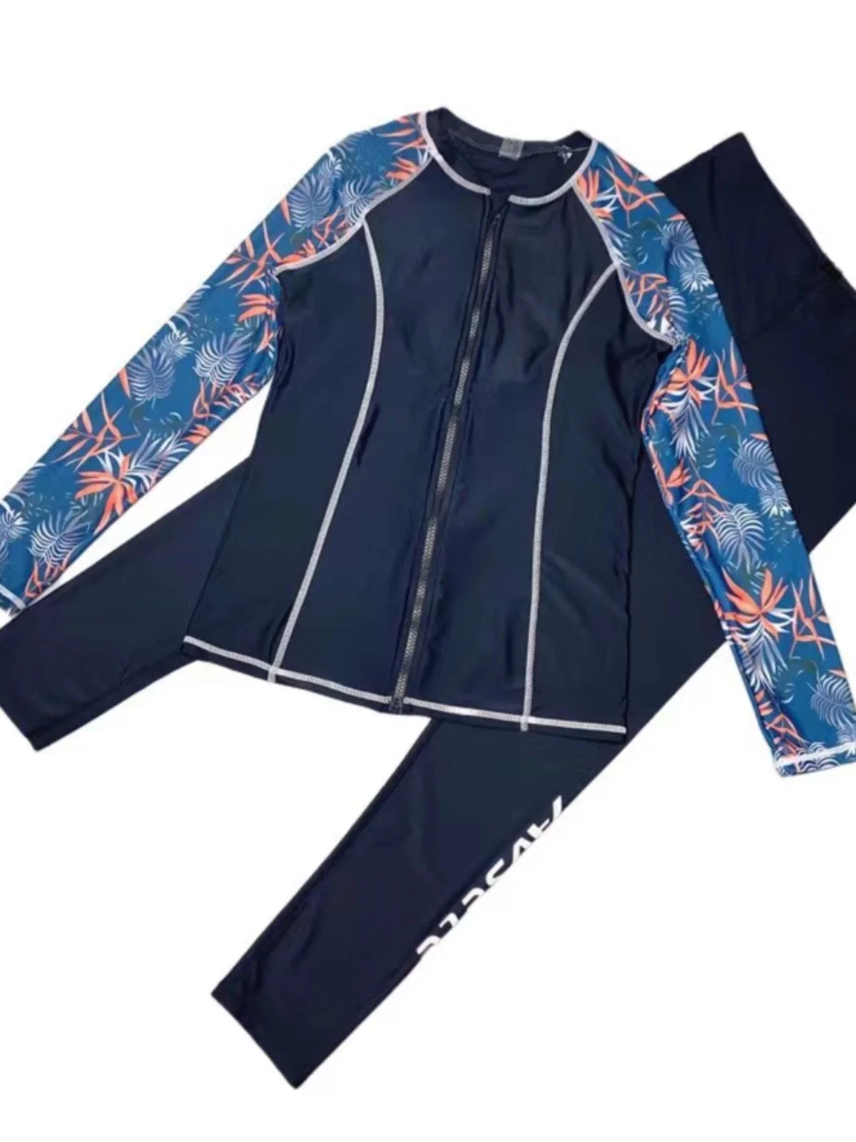 

Высокоэластичный купальник для серфинга с длинными рукавами, женский костюм для подводного плавания с подкладкой на груди, купальник больших размеров с защитой от УФ-излучения UPF50