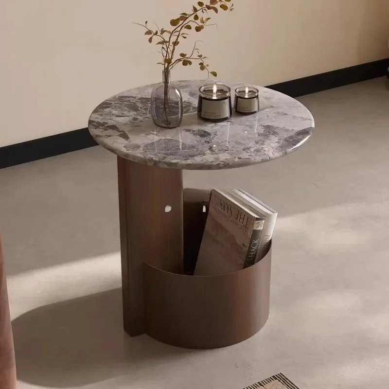 Functional Farmhouse Style Multi Purpose Storage Coffee Table Corner Table Sturdy Space Saving Compac For Living Room Sofa Couch
