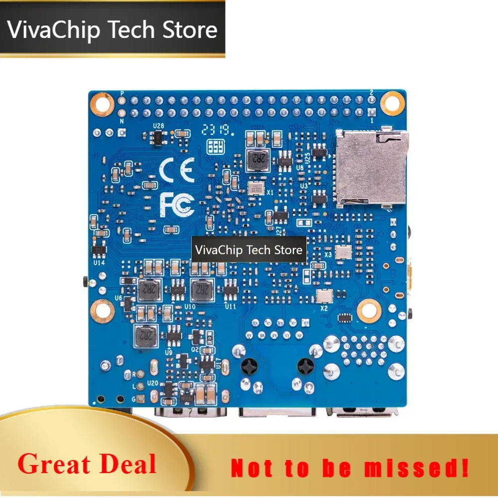 VivaChip TechBanana PI BPI-M2 Pro Amlogic S905X3 Quad Core Processor 2GB LPDDR4 RAM 16GB EMMC Raspbian Image Support Electronic