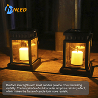 Solar Palace Lantern LED Lawn Lights Garden Decor Landscape Courtyard Outdoor Hanging Candle Lamps Floor Lights Navidad Decor