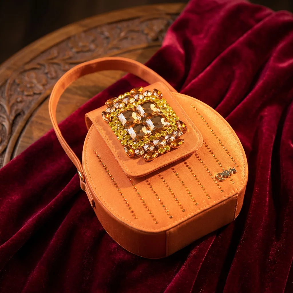 QueenaYan Elegant High Heels with Metal Chain Stand HandBag Ladies Party or Commuting Shoes Evening Shoes and Bag Set