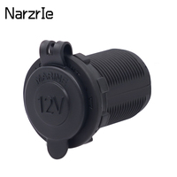 12V Waterproof Car Cigarette Lighter Socket Auto Boat Motorcycle Tractor Power Outlet Socket Receptacle Car Accessories Dropship