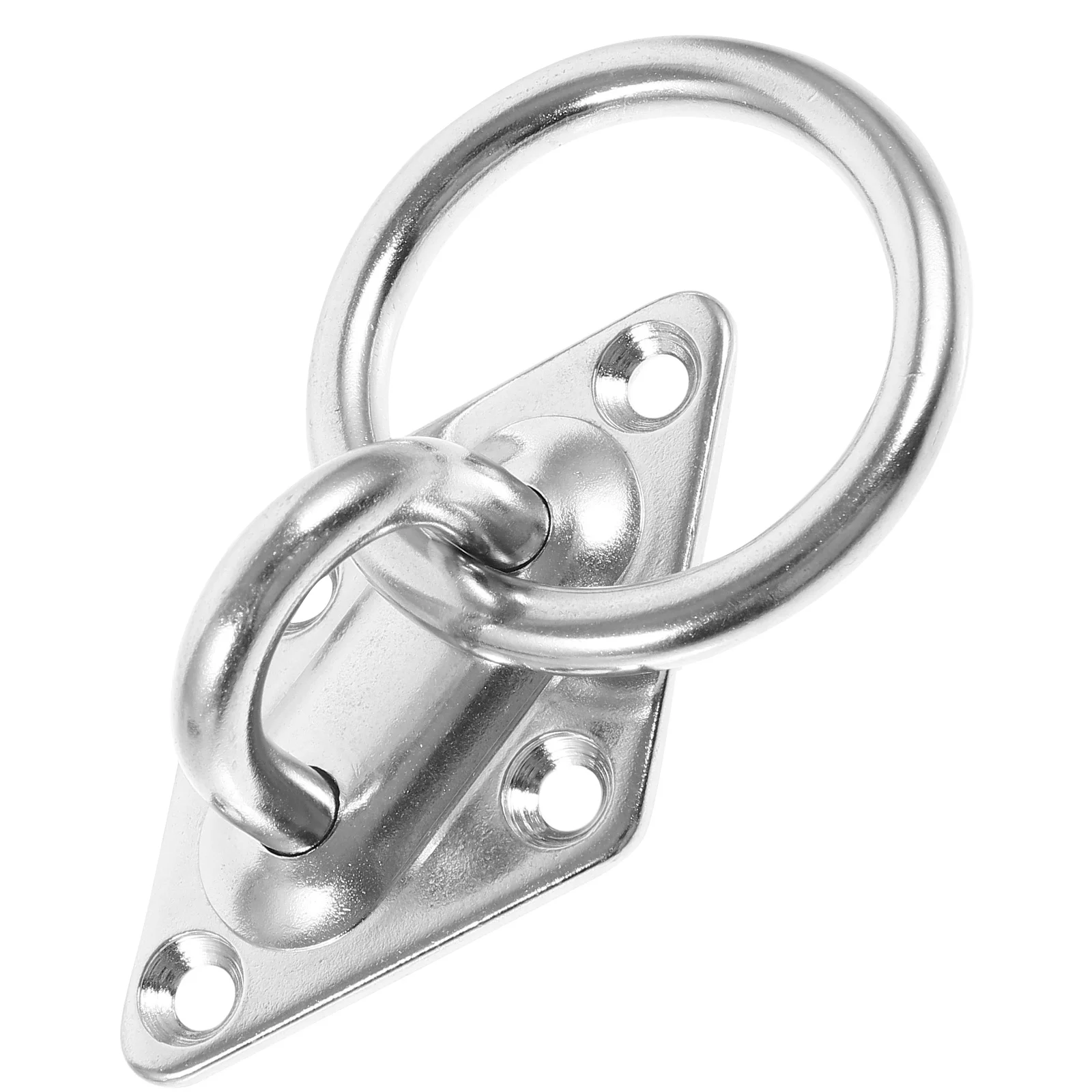 Ancla de amarre de remolque de acero inoxidable, placa de montaje de anillo redondo, gancho de remolque para coche, ganchos de cama de camión de alta resistencia para vehículos