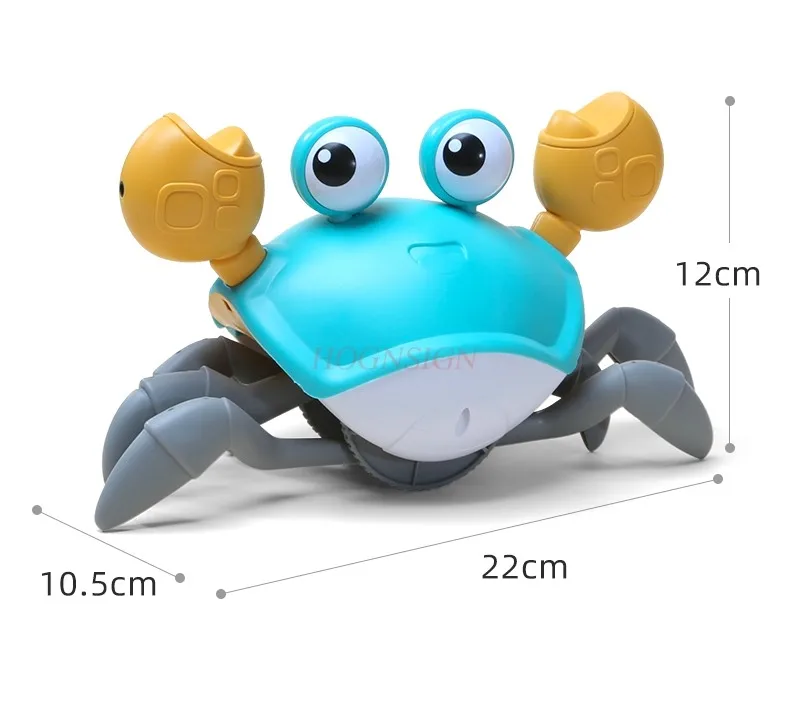 Krab Elektrisch speelgoed Baby leren kruipen, detectie van ontsnappingskrab