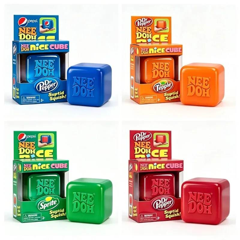 Needoh high-quality water drop cube sensory decompression toy helps to relieve anxiety and improve concentration.