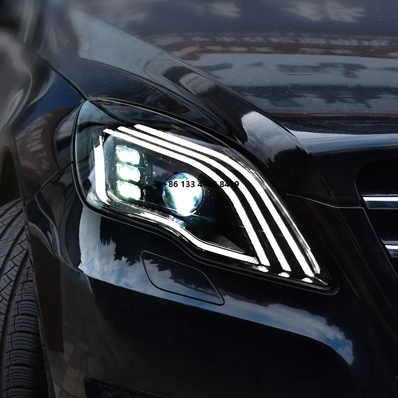 

R W251 Light Emitting Diode Headlight Projector Lens 2010-2017 R320 R350 R500 Headlight DRL Auto Parts Lights