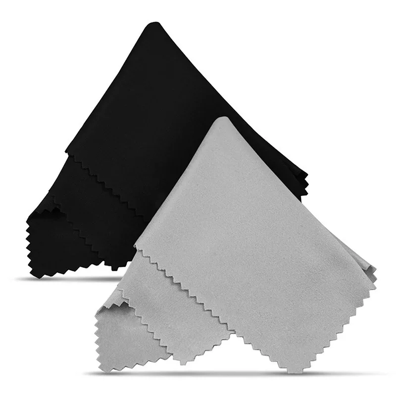 10Pc Ultra-fine Fiber Eyeglass Cloth Sunglasses Lens Cleaning Cloth Double-sided Velvet Instrument Cleaning Cloth Eyeglass Cloth