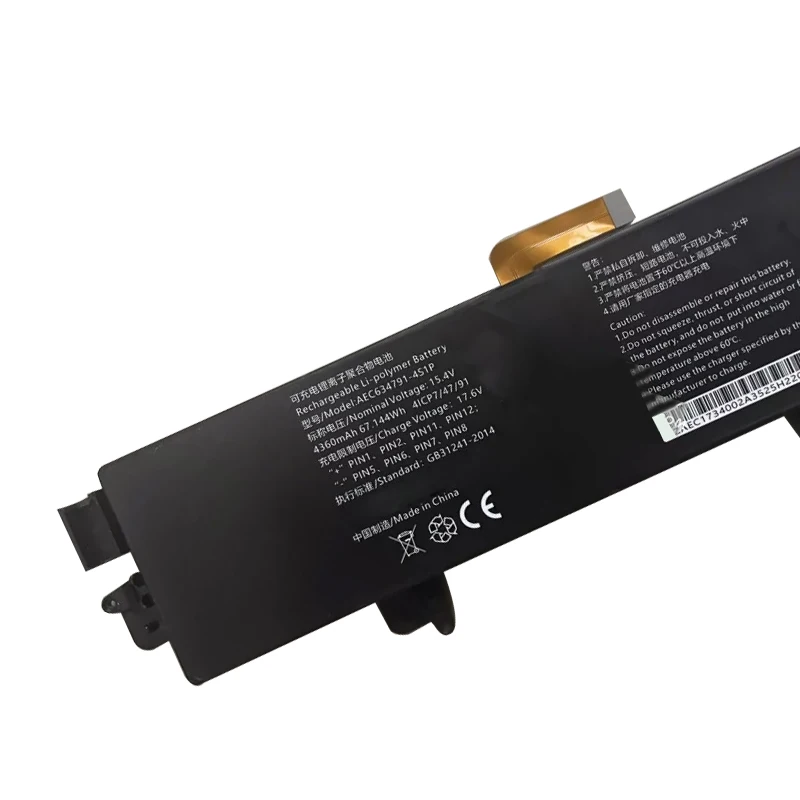 Imagem -03 - Ugb-bateria do Portátil para Gpd Win Max2 Max Aec6347914s1p Portátil Gaming Notebook 10.1 in 4360mah 15.4v Novo