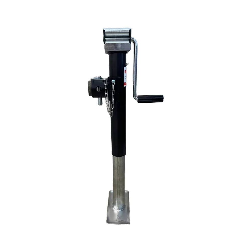 New 5000LB Transmission Jacks Trailer Safety Stabilizing Jack Tractor Legs Stand Tricycle Dolly Trailer Parts Cylindrical Pipe