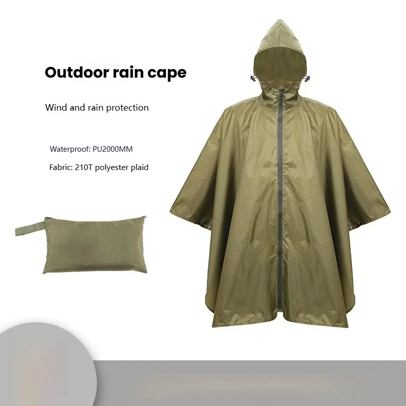 

Водонепроницаемое пончо от дождя для кемпинга, пешего туризма, легкий многоразовый плащ, ветрозащитное укрытие для мужчин и женщин, путешествия, альпинизм