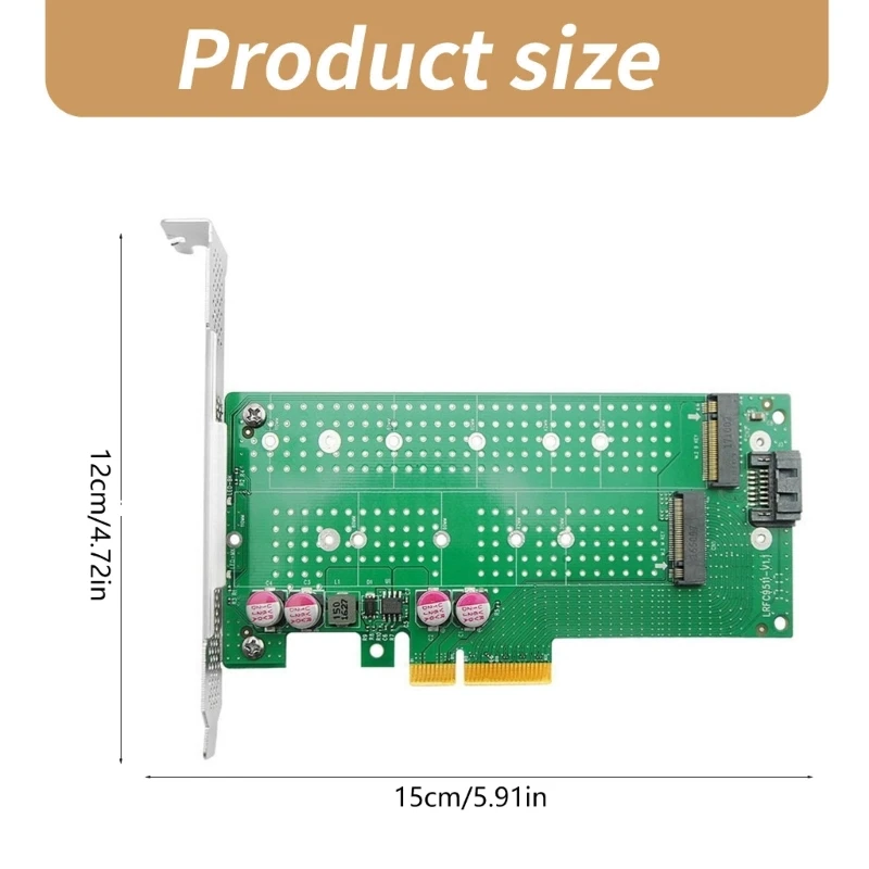 Двойные интерфейсы PCIe4.0 — M.2 NVMe/NGFF SSD-адаптер для слота PCIe4.0