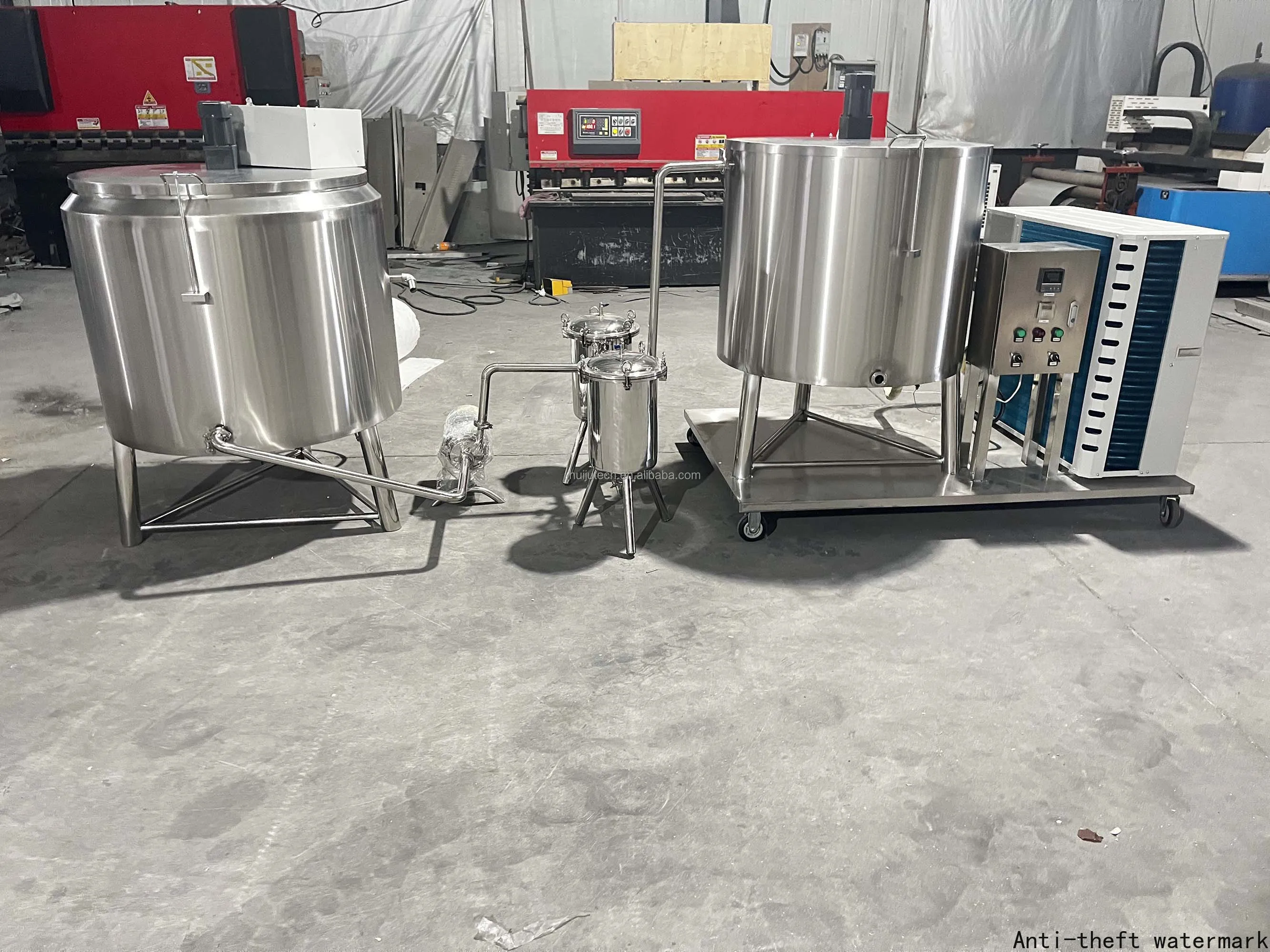 2026 Hot Selling Product - 300L Pasteurizer with Cooling System HJ-SJZ300 Fresh Milk Pasteurizer/Juice Pasteurizer