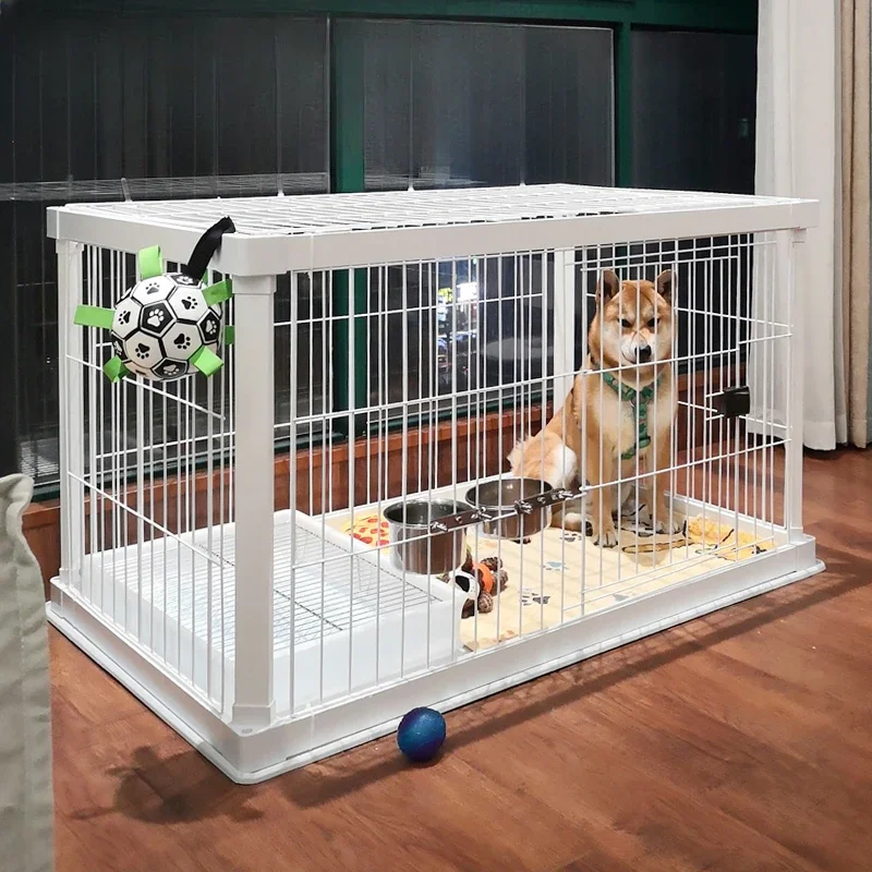 Dog Fence Indoor Dog Cage Wooden Corgi Fighting Golden Retriever Small and Medium Fence Kennel