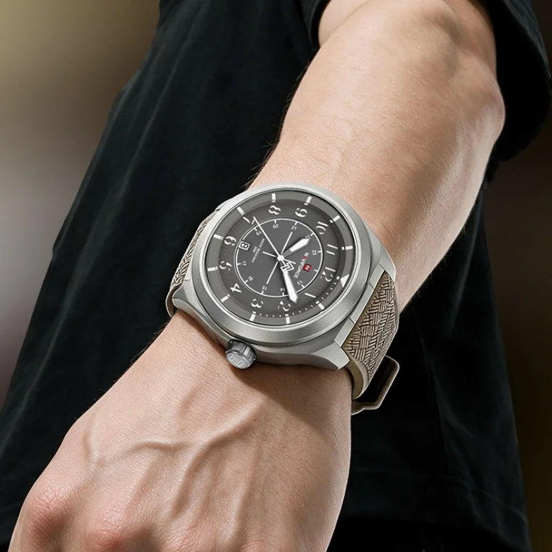 NAVIFORCE Fashion Male Simple Quartz Wristwatches Auto Date Silicone Strap Mature Men's Sports Outdoor Watch Relogios Masculino