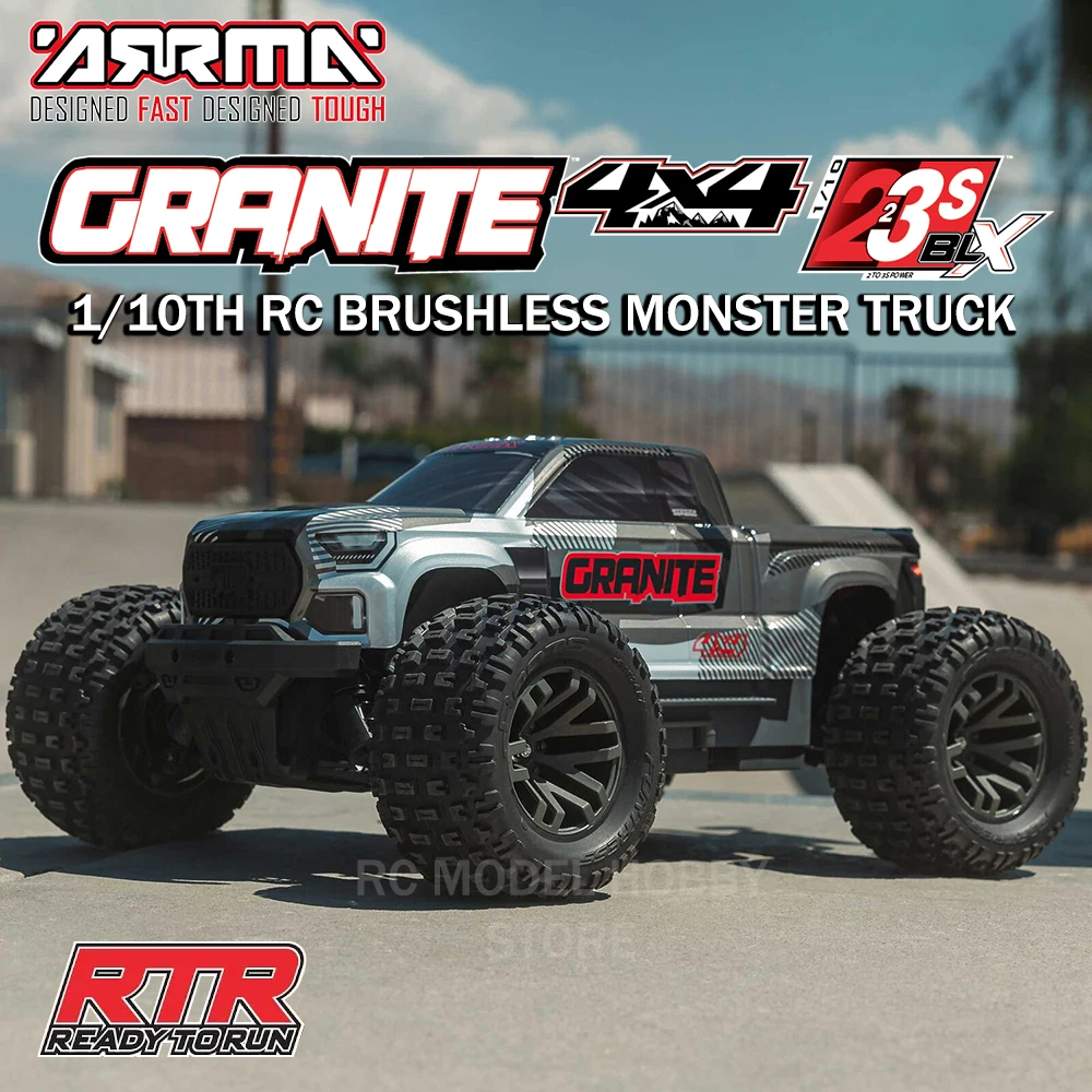 

ARRMA ARA4302V4 1/10 GRANITE 223S 4X4 RTR Бесщеточный Monster Truck RC Электрический пульт дистанционного управления Модель автомобиля Взрослые Детские игрушки
