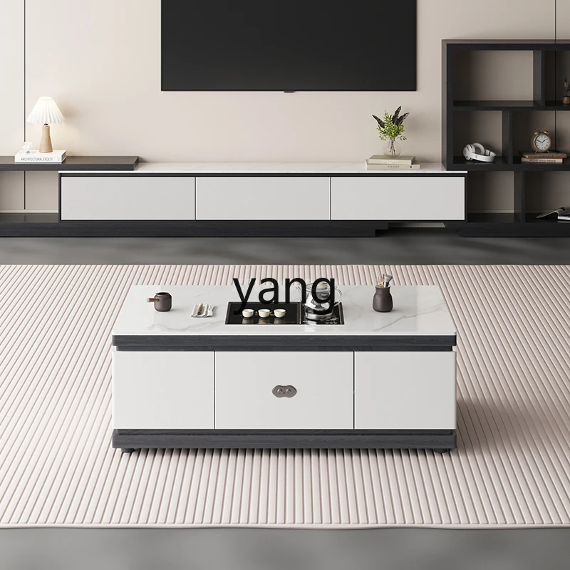 

LMM Modern Minimalist Tea Table Smart Home Small Apartment Kung Fu Tea Brewing Integrated
