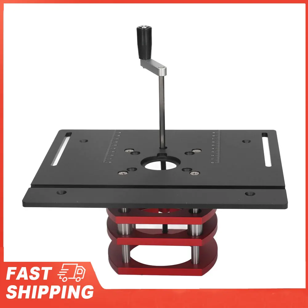 

Woodworking Router Lift Kit Manual Lifting Router Lift System Kit Router Table Saw Insert Base Plate