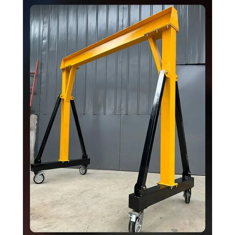 Lifting 3 ton mobile electric trackless detachable small gantry