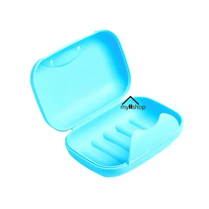 Soap Box 1pcs Portable Container with Cover Candy Color Bathroom Travel Home Plastic Candy Color Creative Bathroom Accessories